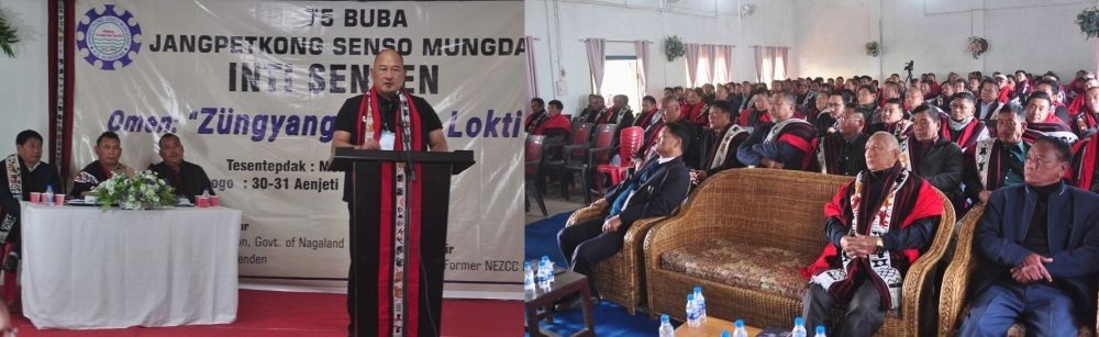 Advisor for Transport and Technical Education, Temjenmenba speaking during the event.